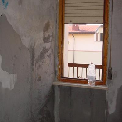 Ristrutturazione completa del bagno - intonaci 
