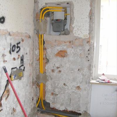 Ristrutturazione dell'appartamento in condominio e della singola unità immobiliare autonoma - impianto gas cucina con relative assistenze 